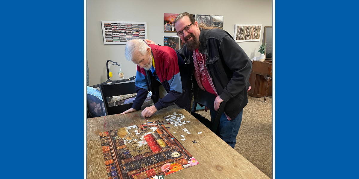 Altenheim resident Donald Wilson and his son, Robert
