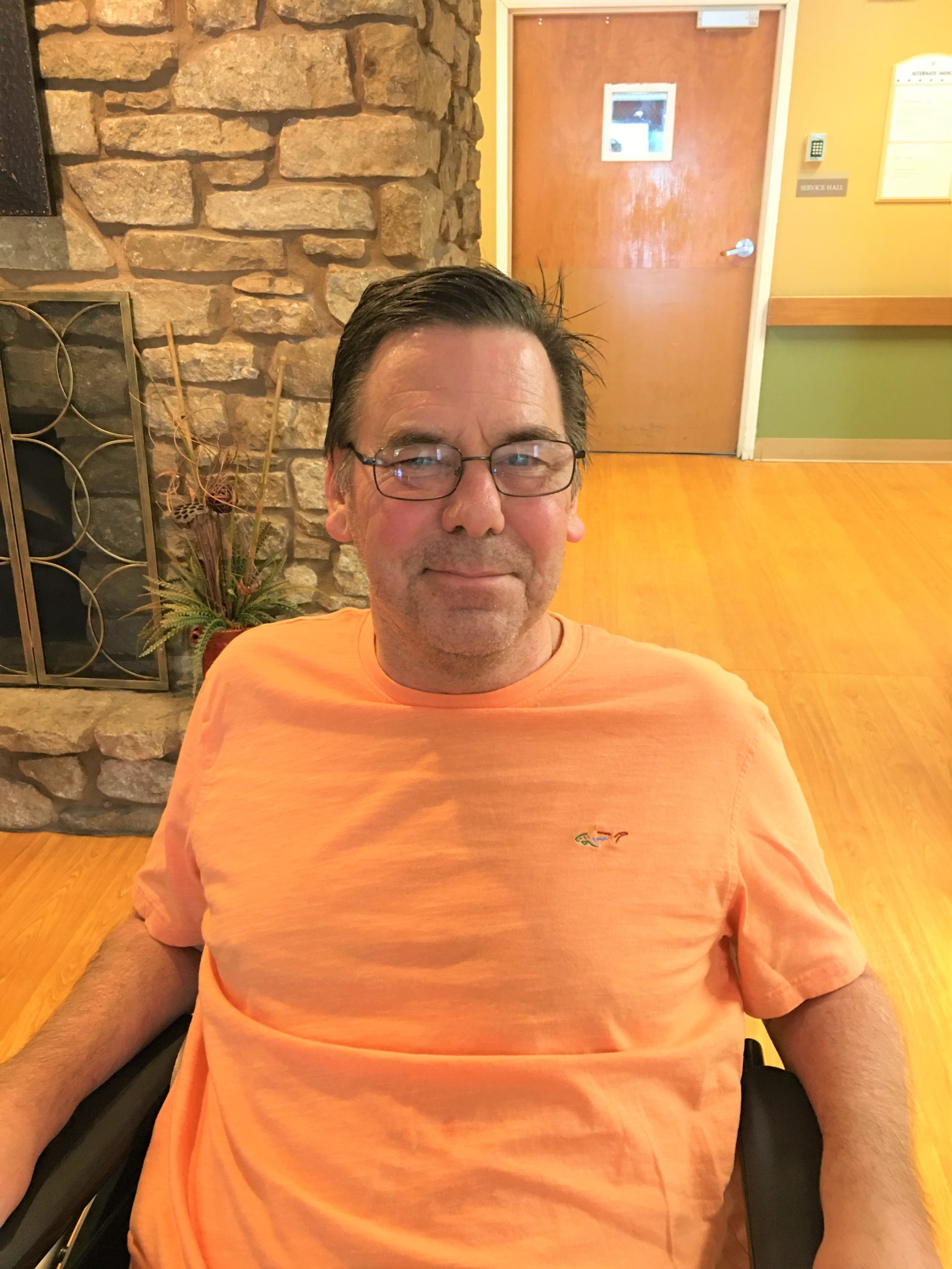 Cindy Ford's brother, Paul, a resident of Greenwood Health & Living