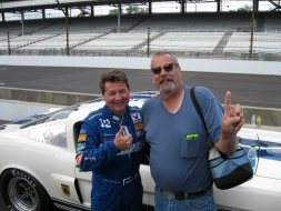 Tommy with Scott Goodyear